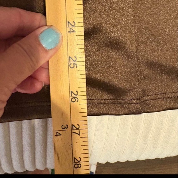 Elegant Brown Strapless Dress sze med - Picture 5 of 5